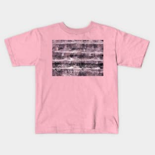 Simple abstract dusty pink watercolor, graphite background. Hand-painted striped texture, splashes, drops, paint smears. Best for background, wallpaper, cover,  poster and packaging, wrapping. Kids T-Shirt